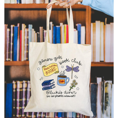Gilmore Girls Book Club Tote Bag-Painted Lavender