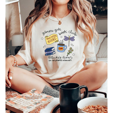 Gilmore Girls Book Club Tshirt-Painted Lavender