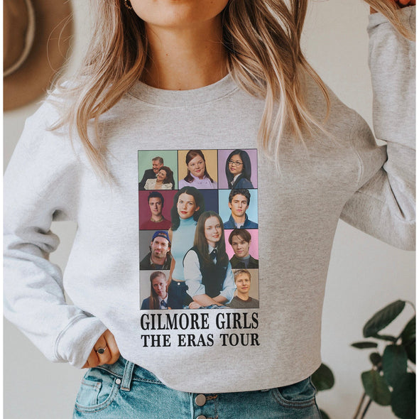 Gilmore Girls Eras Tour Crewneck Sweatshirt-Painted Lavender