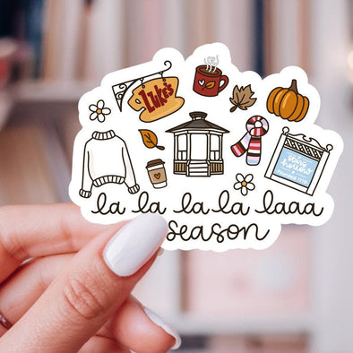 La La La Gilmore Girls Sticker-Stickers-Painted Lavender