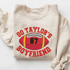 Go Taylor's Boyfriend Crewneck Sweatshirt--Painted Lavender