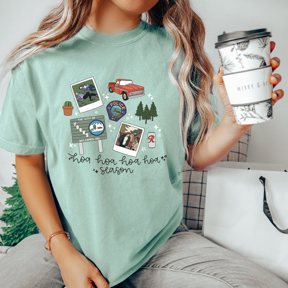 Hoa Hoa Hoa Season Polaroid Twilight Tee-Painted Lavender