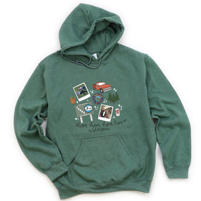 Hoa Hoa Hoa Season Polaroid Hoodie-Painted Lavender