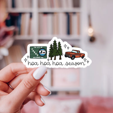 Hoa Hoa Hoa Season Twilight Sticker