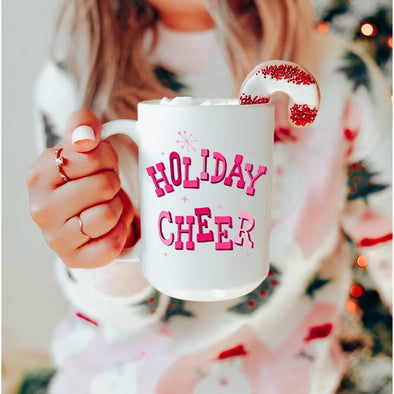 Holiday Cheer Mug--Painted Lavender