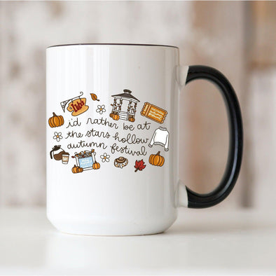 I'd Rather Be At the Stars Hollow Autumn Festival Mug-Painted Lavender