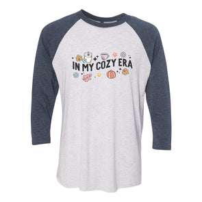 In My Cozy Era Raglan Tee-Painted Lavender