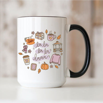 La La La Gilmore Girls Mug-Painted Lavender