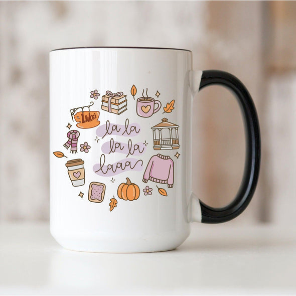 La La La Gilmore Girls Mug-Painted Lavender