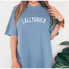 Lallybroch Varsity Oversized Tee--Painted Lavender