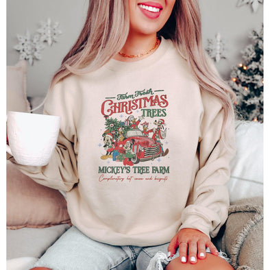 Mickey's Christmas Tree Farm-Painted Lavender