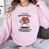 Prioritize Yourself Self Love Crewneck Sweatshirt-Painted Lavender
