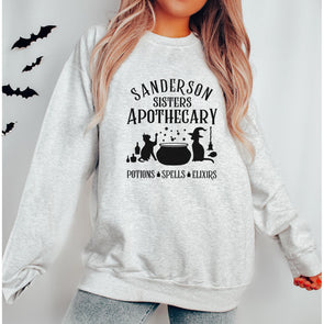 Sanderson Sisters Apothecary Crewneck-Painted Lavender
