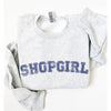 Shopgirl Varsity You've Got Mail Crewneck Sweatshirt-Painted Lavender