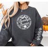Spooky Season Crewneck Sweatshirt-S-Heather Charcoal-Painted Lavender