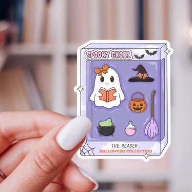 Spooky Ghoul Halloween Collection Sticker-Stickers-Painted Lavender