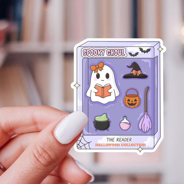 Spooky Ghoul Halloween Collection Sticker-Stickers-Painted Lavender