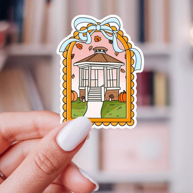 Stars Hollow Gazebo Sticker-Stickers-Painted Lavender