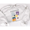 Stars Hollow List Crewneck Sweatshirt - Gilmore Girls-Painted Lavender