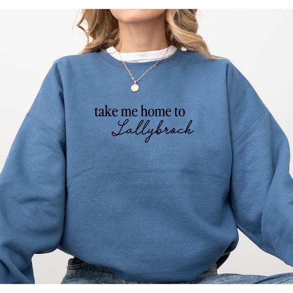 Take Me Home To Lallybroch Crewneck Sweatshirt-Painted Lavender
