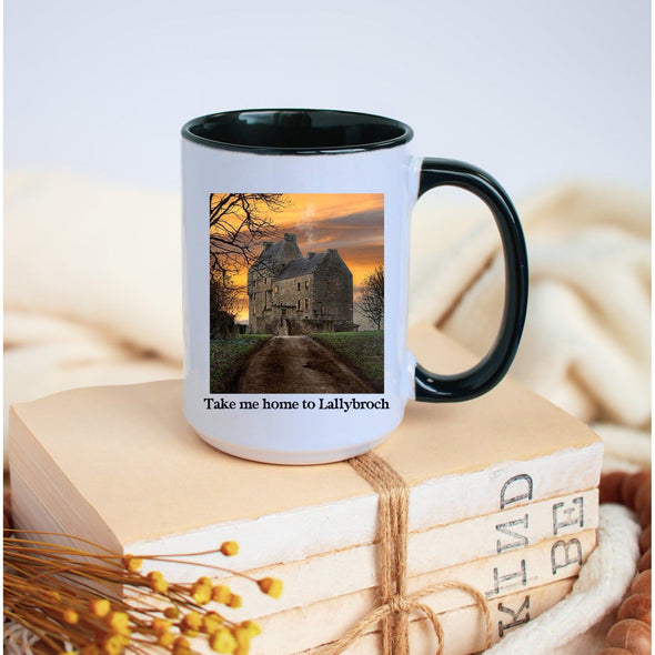 Take Me Home To Lallybroch Sunset Mug-Painted Lavender
