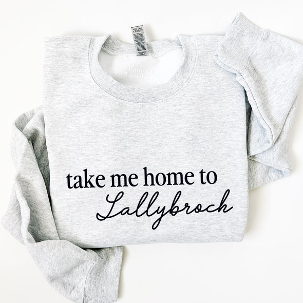 Take Me Home To Lallybroch Crewneck Sweatshirt-Painted Lavender