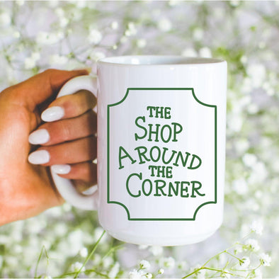 The Shop Around The Corner Mug-Painted Lavender