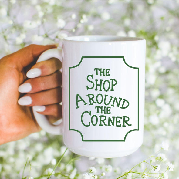 The Shop Around The Corner Mug-Painted Lavender