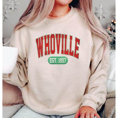 Whoville Crewneck Sweatshirt--Painted Lavender