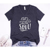 152 Insights Into My Soul You've Got Mail Vneck Tee--Painted Lavender