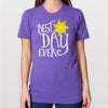 Adult Best Day Ever Shirt - Rapunzel Shirt--Painted Lavender