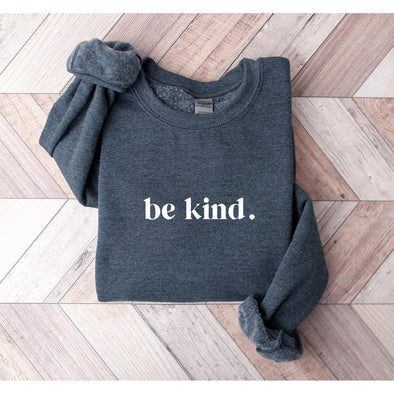 Be Kind Sweatshirt--Painted Lavender