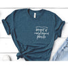 Bouquet of Sharpened Pencils You've Got Mail Crew Neck Tee--Painted Lavender