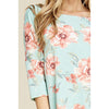 Eden Floral Top, Mint-Tops-Painted Lavender