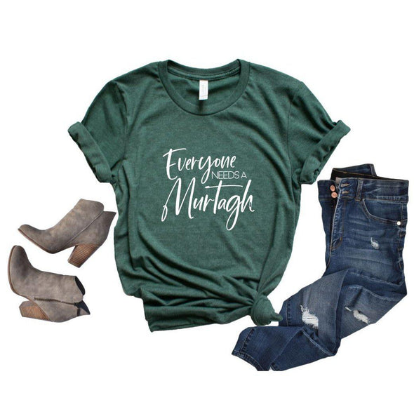 Everyone Needs A Murtagh Outlander Tshirt--Painted Lavender