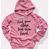 Find Your Clan Love Them Hard Hoodie-Painted Lavender