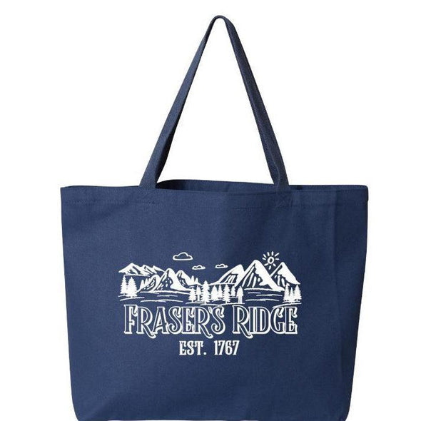 Fraser's Ridge Outlander Large Tote Bag--Painted Lavender