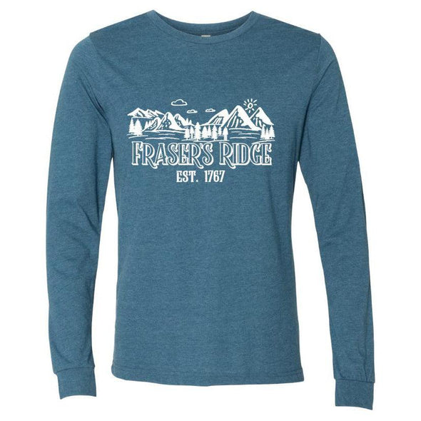 Fraser's Ridge Outlander Long Sleeve Tee-Painted Lavender