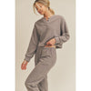 Fuzzy Knit Joggers-Painted Lavender