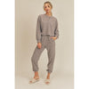 Fuzzy Knit Joggers-Painted Lavender