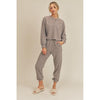 Fuzzy Knit Joggers--Painted Lavender