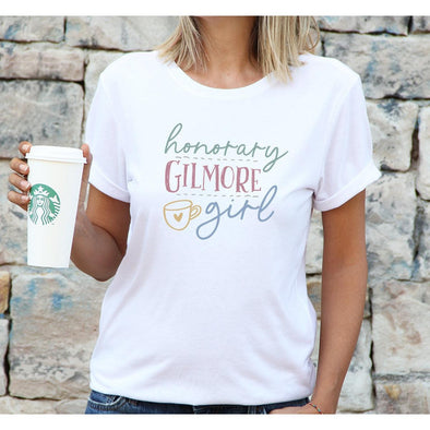 Honorary Gilmore Girl Crew Neck Tee--Painted Lavender