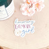 Honorary Gilmore Girl Sticker-Stickers-Painted Lavender