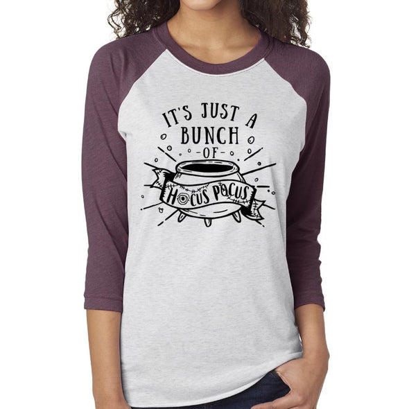 It's Just A Bunch Of Hocus Pocus Raglan-Painted Lavender