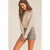 Lacey Knit Sweater--Painted Lavender