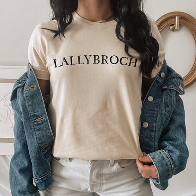 Lallybroch Outlander Tee--Painted Lavender