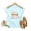 Once Upon A Dream Crew Neck Tee, Rose Gold--Painted Lavender