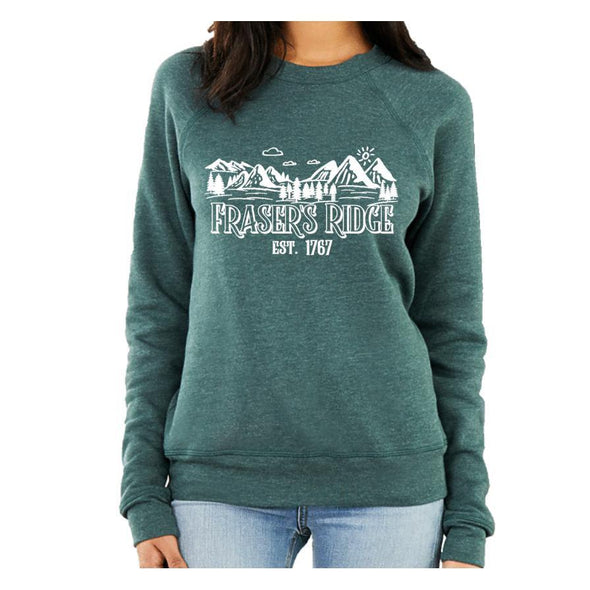 Outlander Fraser's Ridge Sweatshirt-Painted Lavender