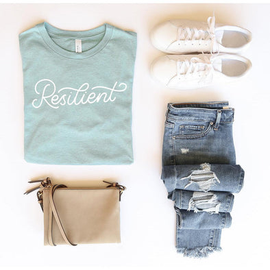 Resilient Tee-Painted Lavender