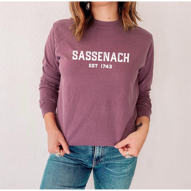 Sasseanch 1743 Vintage Long Sleeve Tee--Painted Lavender